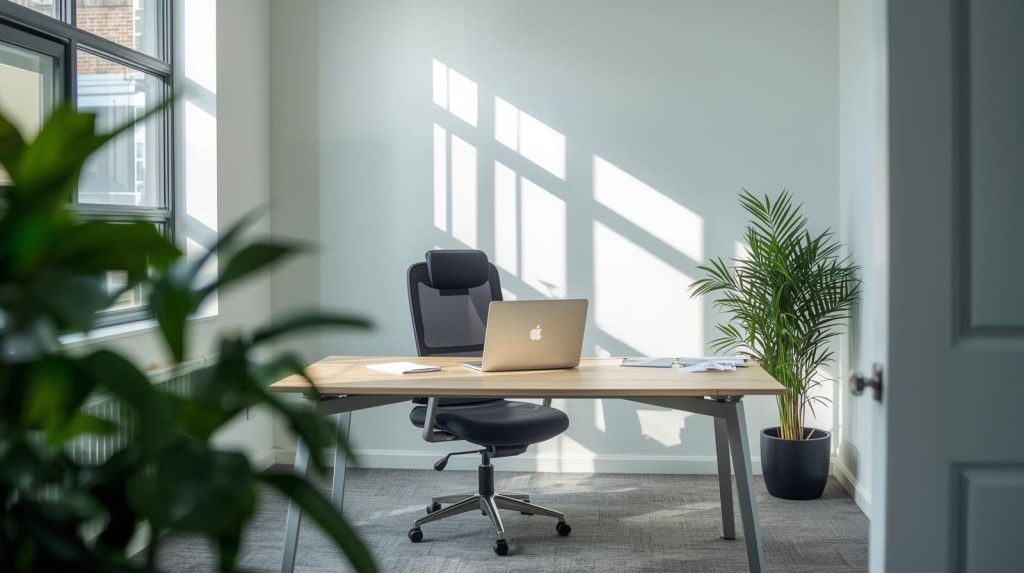 create an image of hiring office